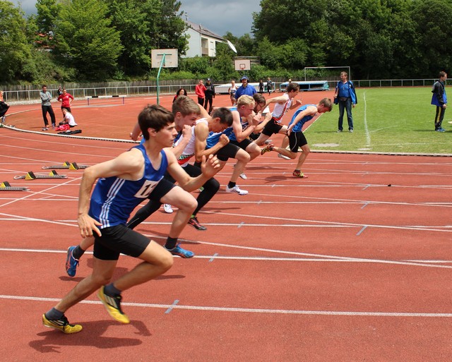Die 100Meter mit Michel Kolbe