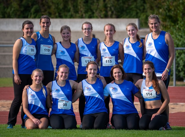 Die Frauenmannschaft der LG Donau-Ries