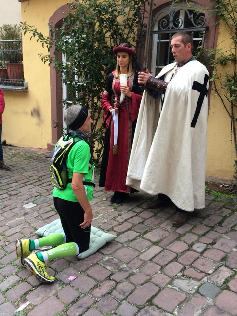 Ritterschlag am Ziel