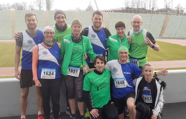 Die Läufer des TSV Nördlingen vor dem Start