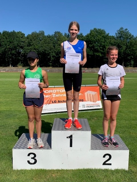 Schwäbische Meisterin über 800m: Viktoria Zajitschek