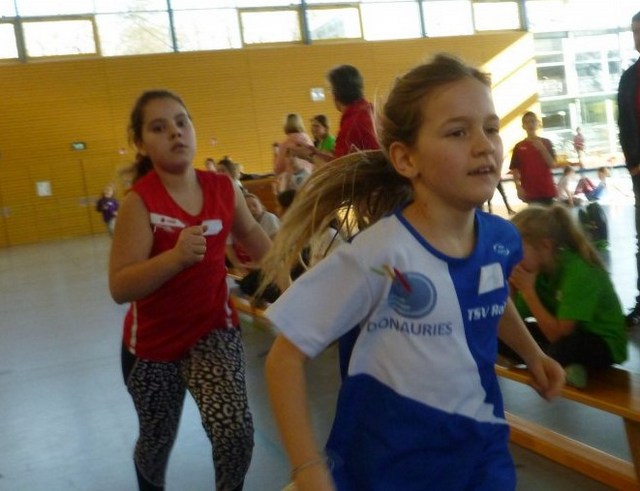 Katharina Federle beim abschließenden Rundenlauf